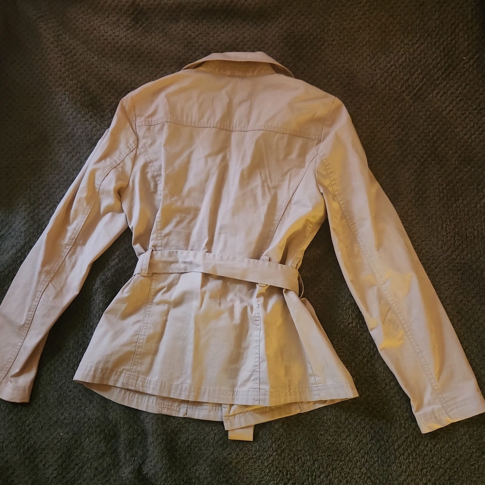 Arizona Women's Classic Beige Utility Jacket  Size M. - Picture 3 of 14